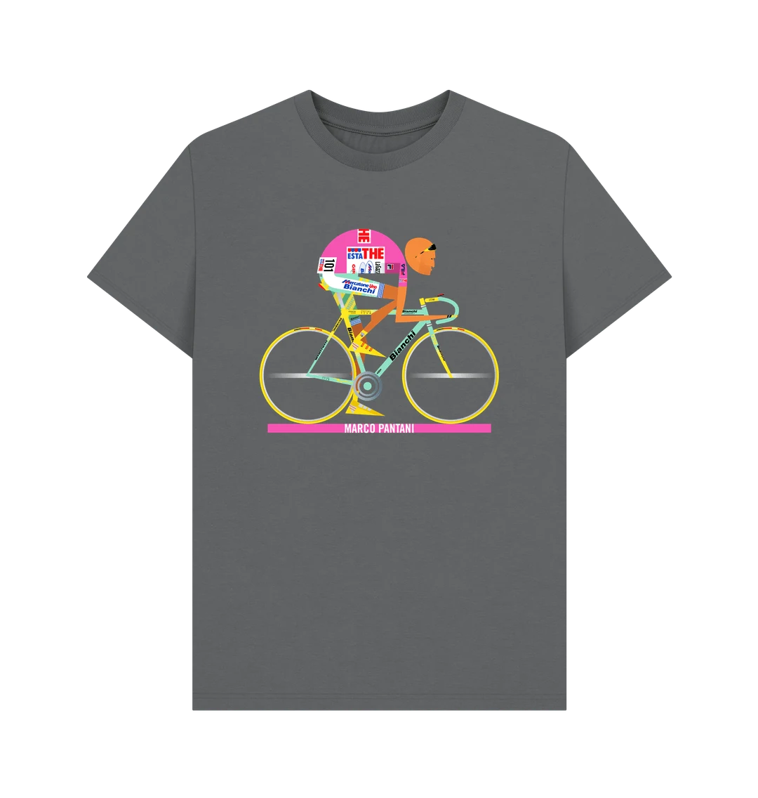 19TEN Marco Pantani Giro T-Shirt - Grå