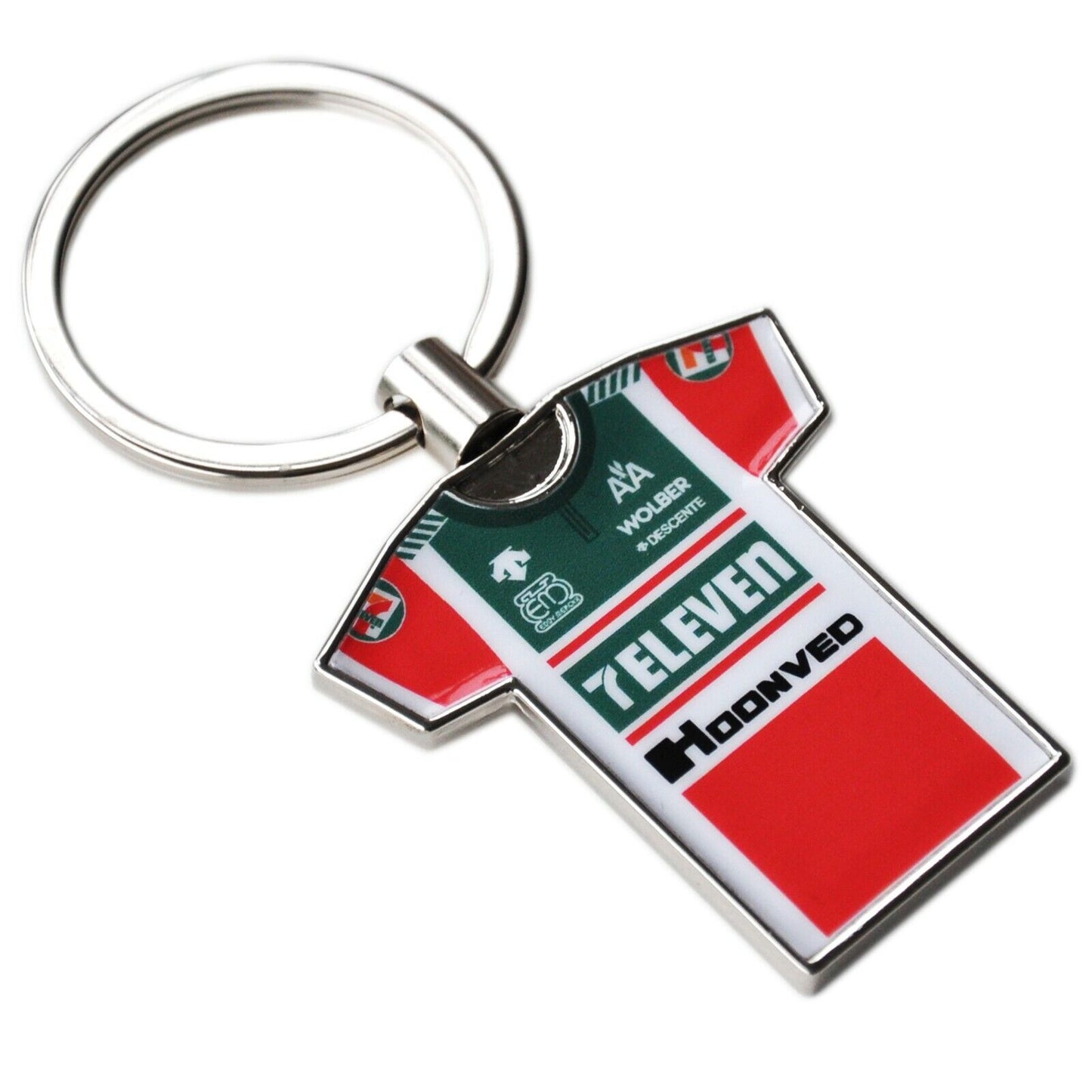 7 Eleven Cycling Jersey Metal Nøglering