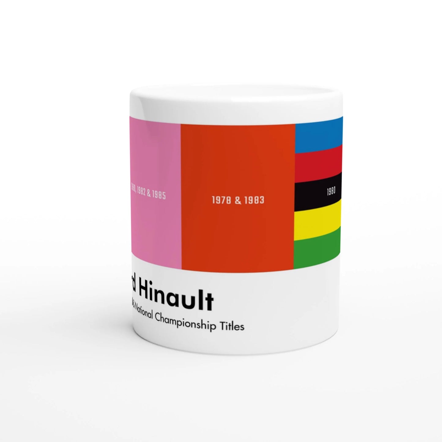 Velografik Bernard Hinault Grand Tour, World and National Titles Krus