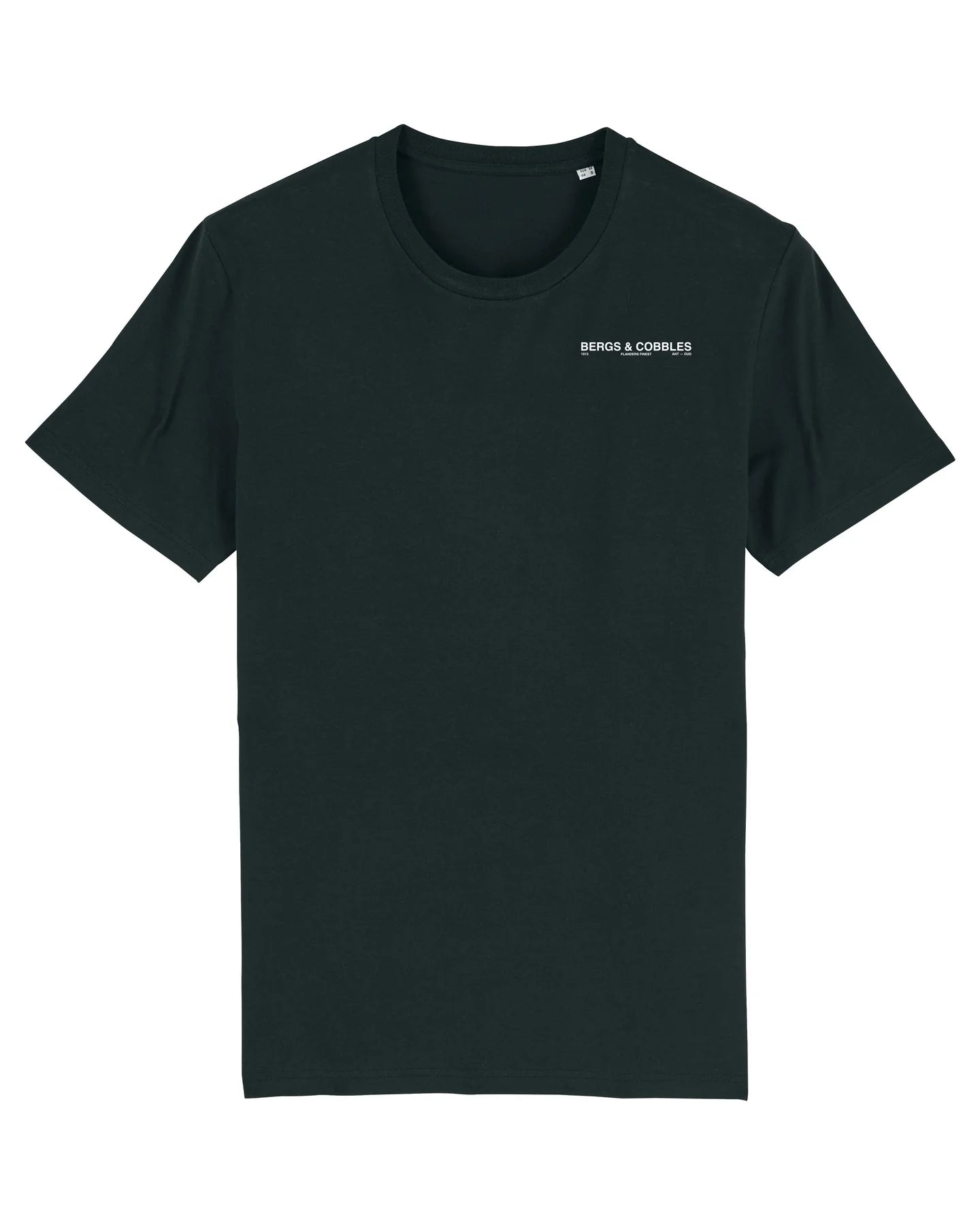 Çois Cycling Legacy Bergs Cobbles Flanders unisex cycling T-shirt (black)
