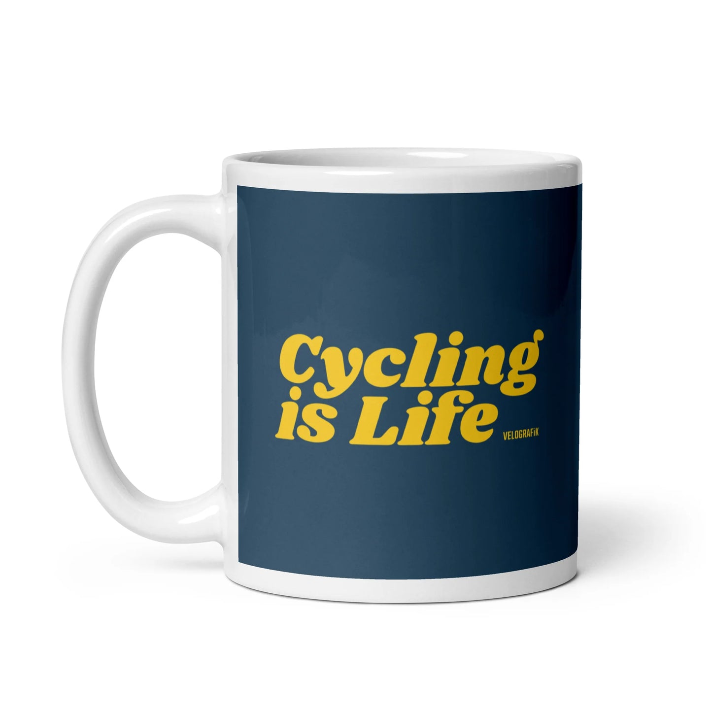 Velografik Cycling is Life Krus - Blå