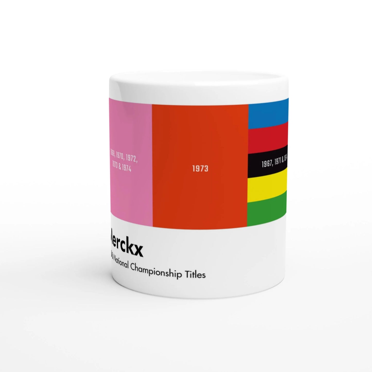 Velografik Eddy Merckx Grand Tour, World and National Titles Krus