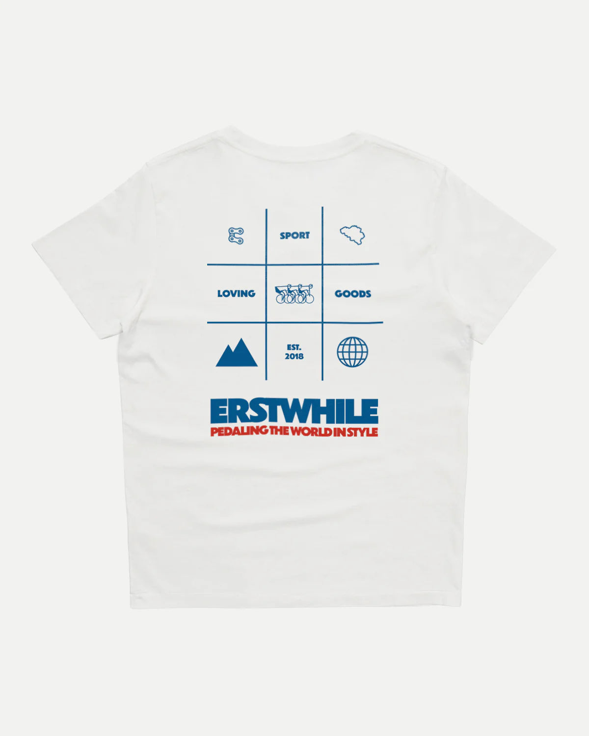 Erstwhile T-shirts The Grid - Hvid
