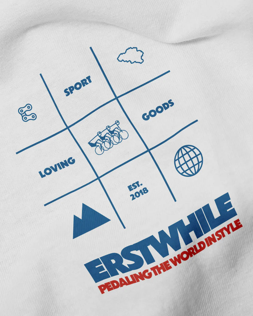 Erstwhile T-shirts The Grid - Hvid