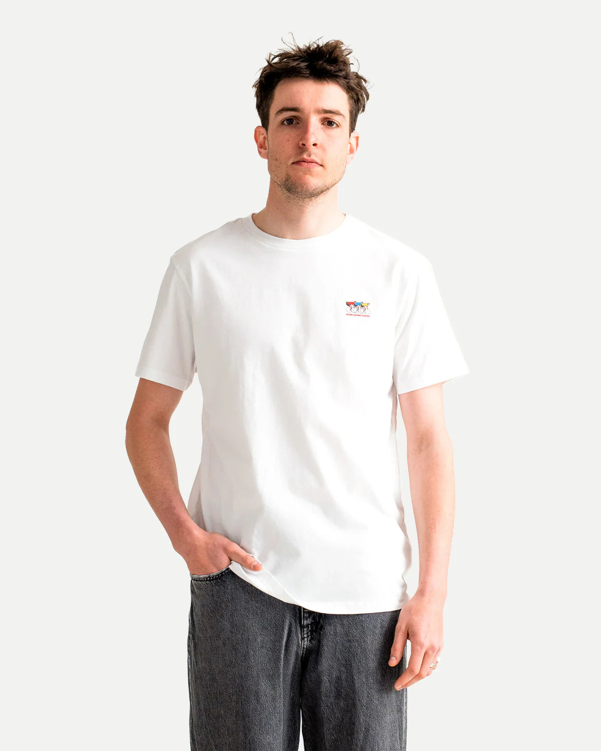 Erstwhile T-shirts The Grid - Hvid