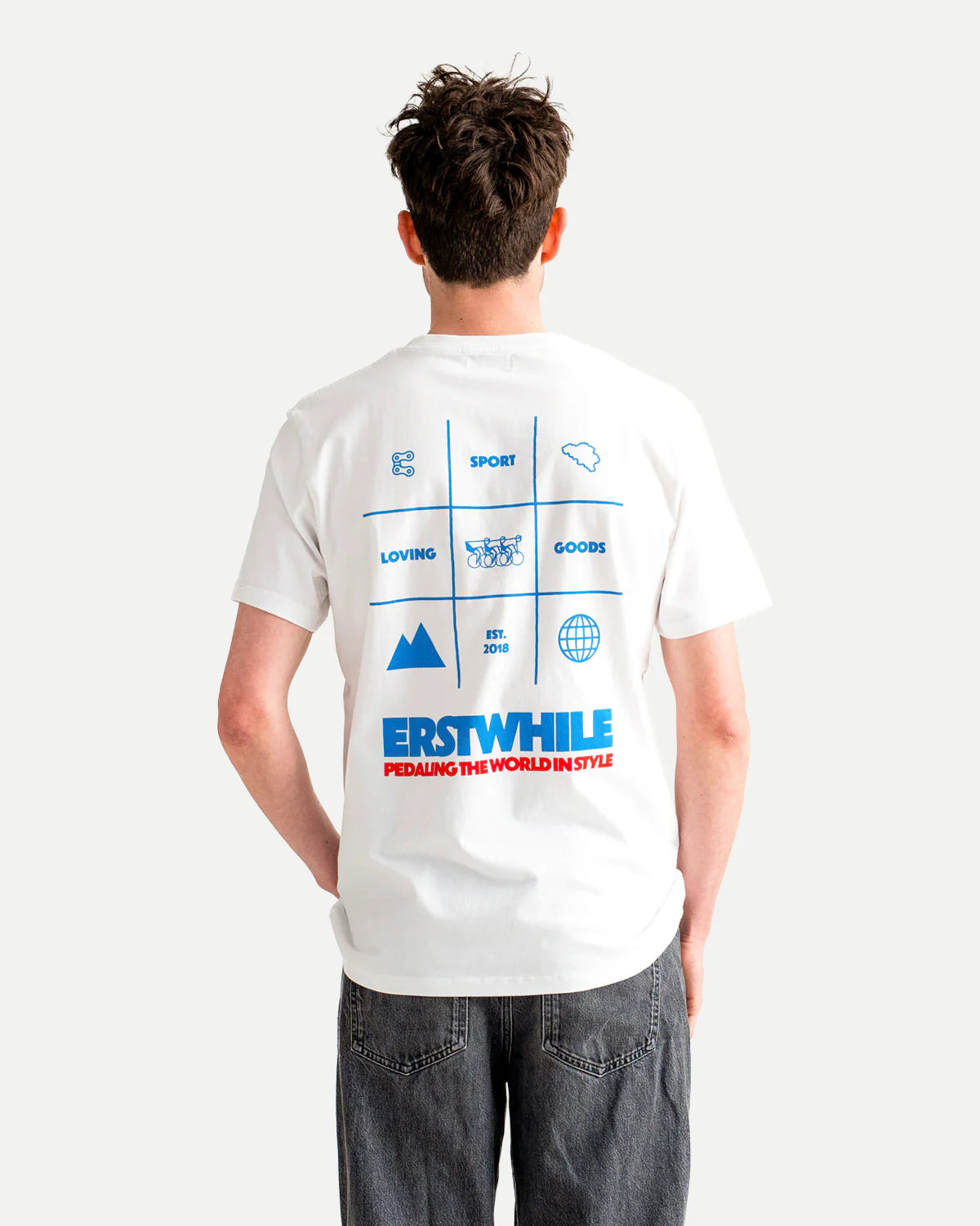 Erstwhile T-shirts The Grid - Hvid
