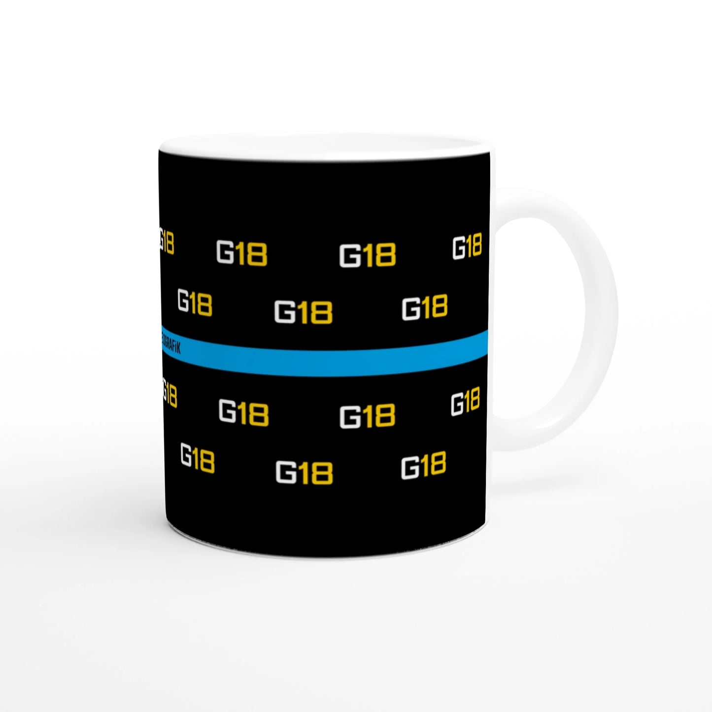 Velografik Geraint Thomas Team Sky 2018 Tour de France Victory Krus - Sort