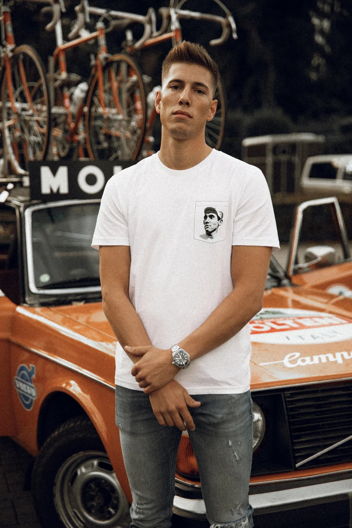 Çois Cycling Legacy Kannibaal Cycling T-Shirt White