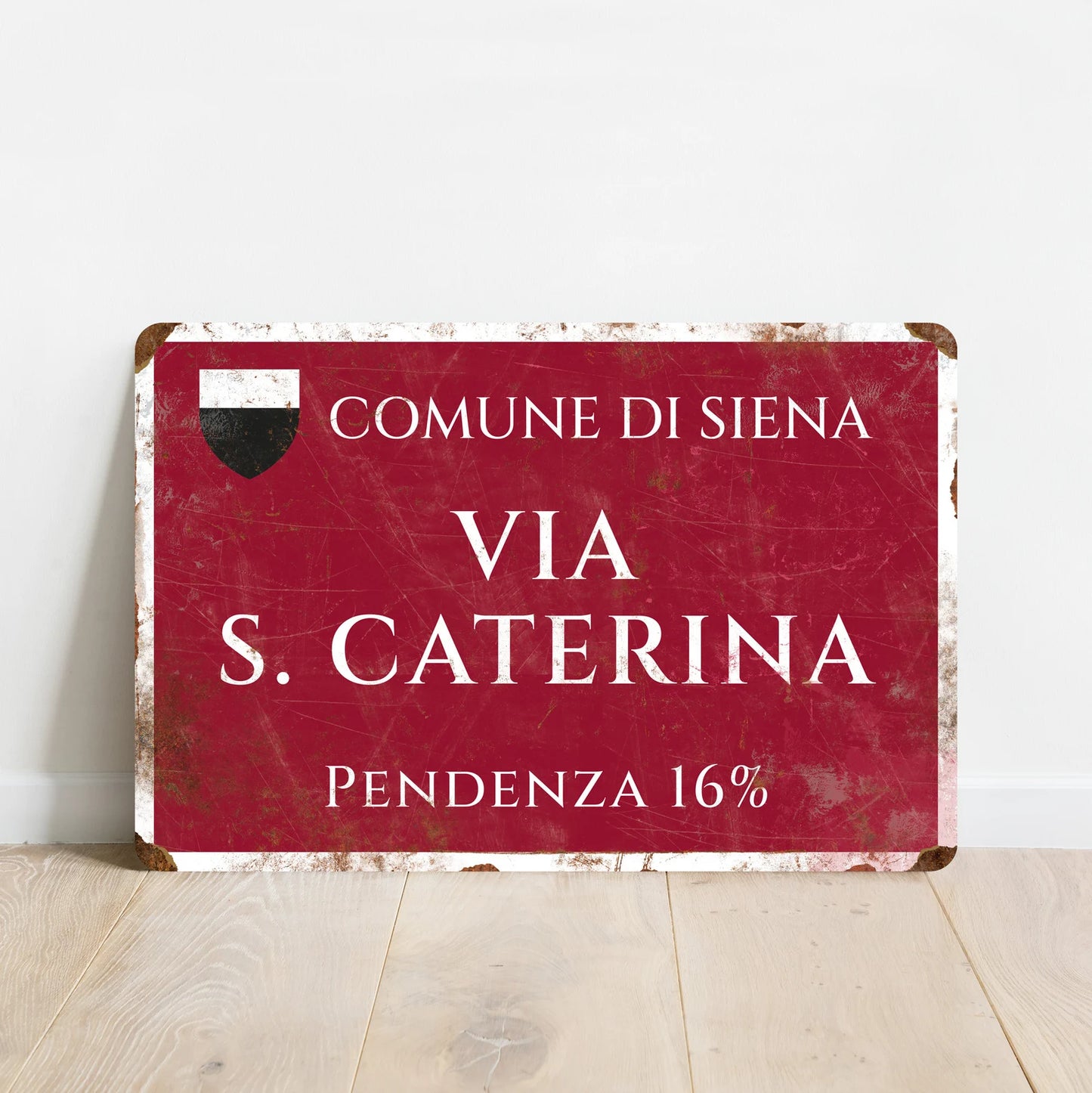 KOMAttack Skilt - Via Santa Caterina Siena