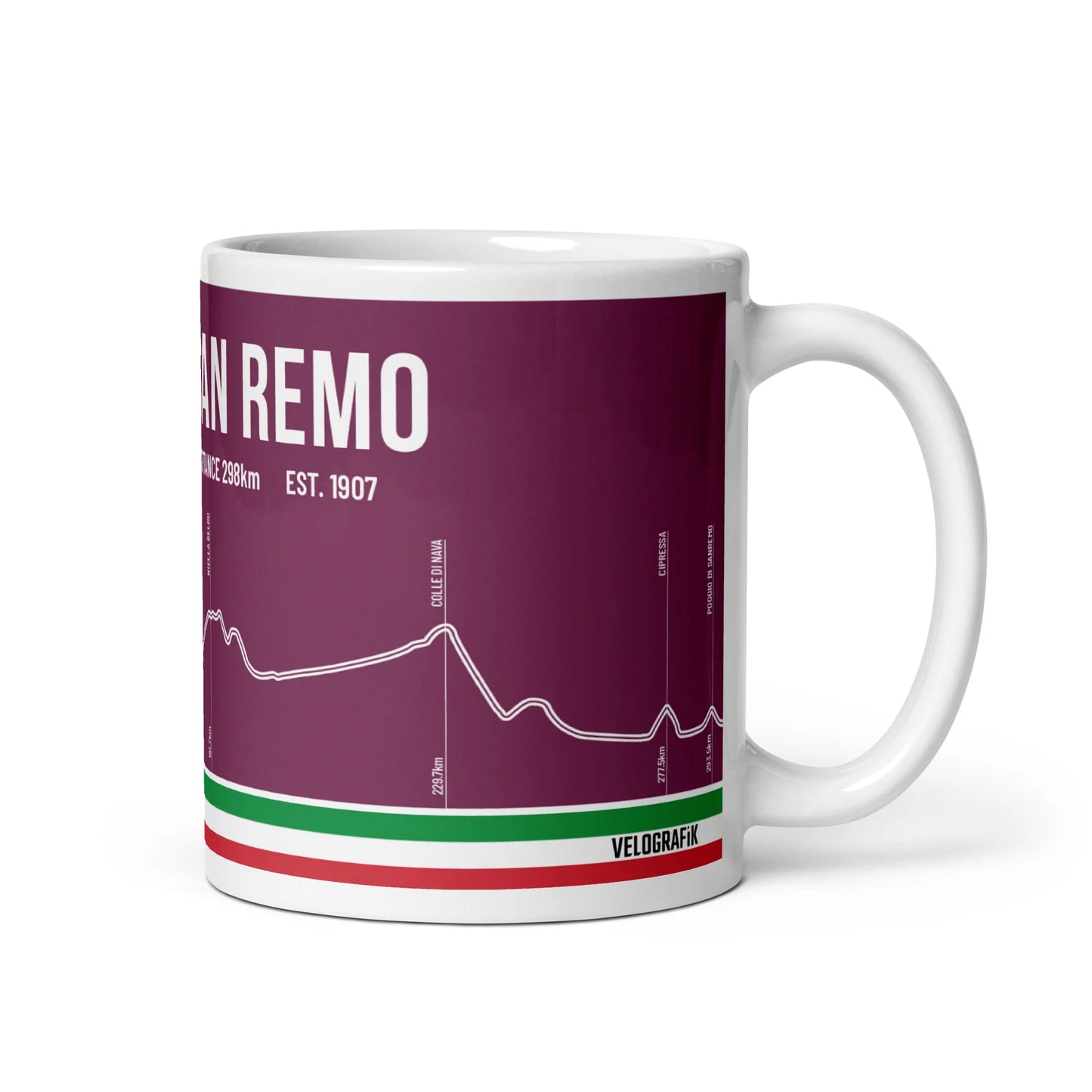 Velografik Milano - San Remo Monument Course Krus