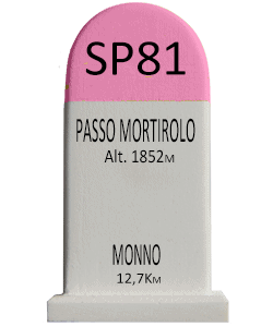 Cyclosouvenir Road Marker - Passo Mortirolo – Monno