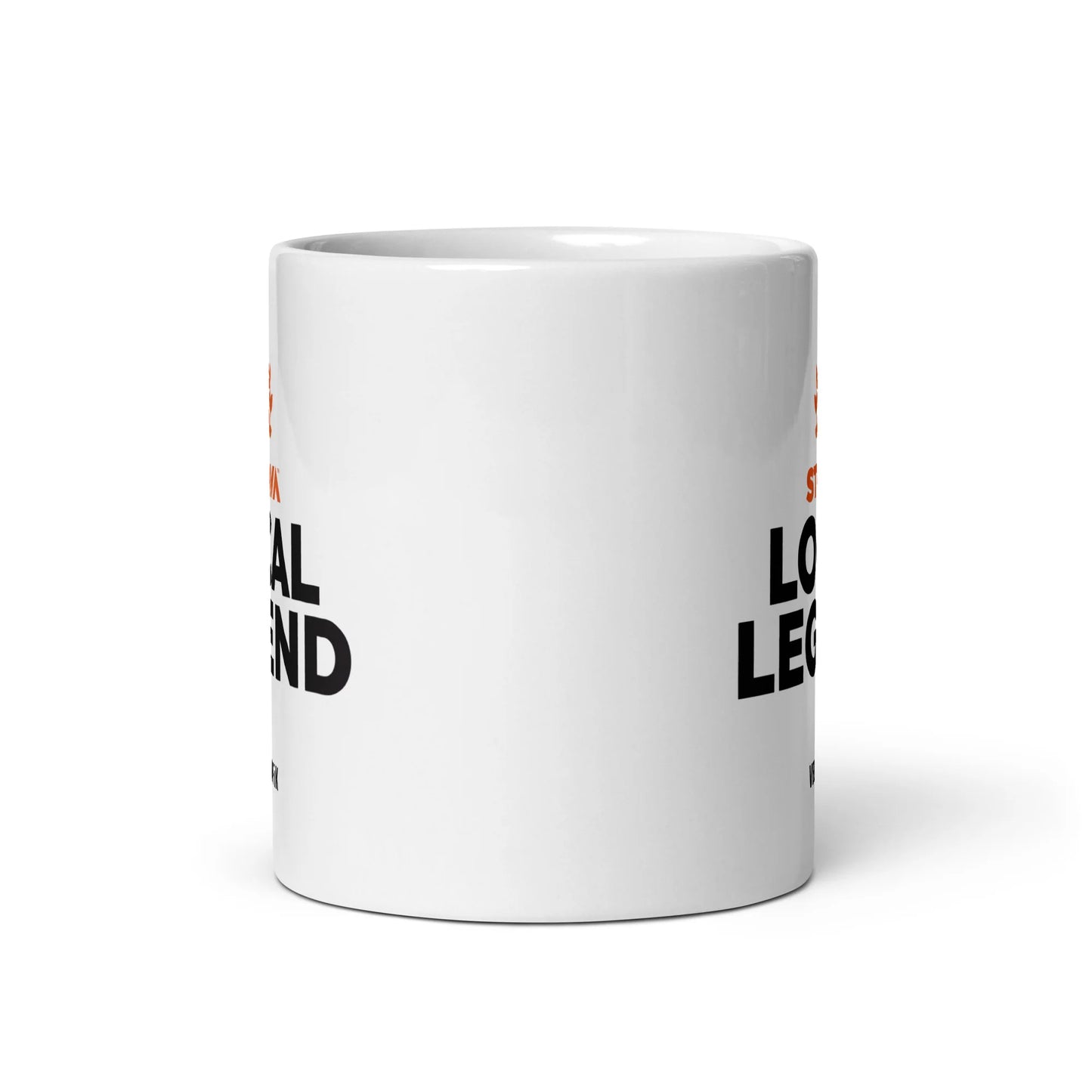 Velografik Strava Local Legend Cycling Krus - Hvid