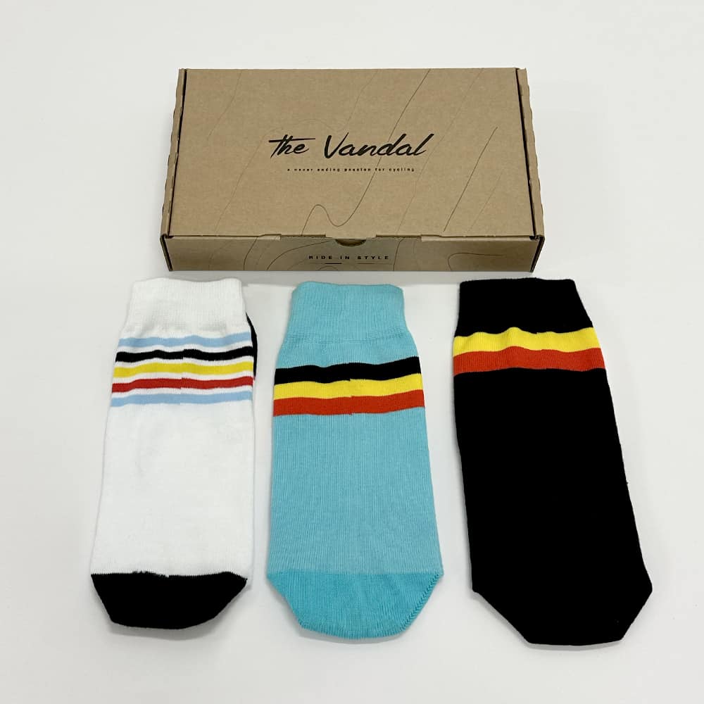 The Vandal Casual Sokker - Belgian Cycling Giftbox