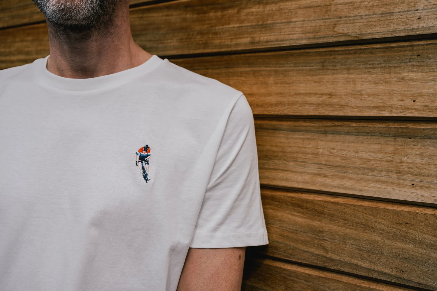 Çois Cycling Legacy Strade Bianche Mathieu van der Poel Cycling T-Shirt (offwhite)