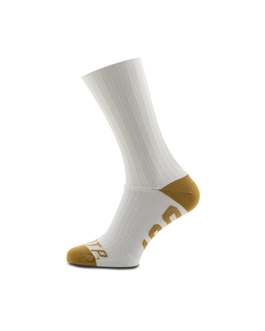 Sockeloen Fastest sock on the planet 468 Aero Cykelsokker - Hvid