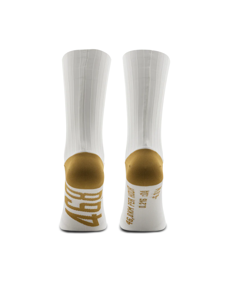 Sockeloen Fastest sock on the planet 468 Aero Cykelsokker - Hvid