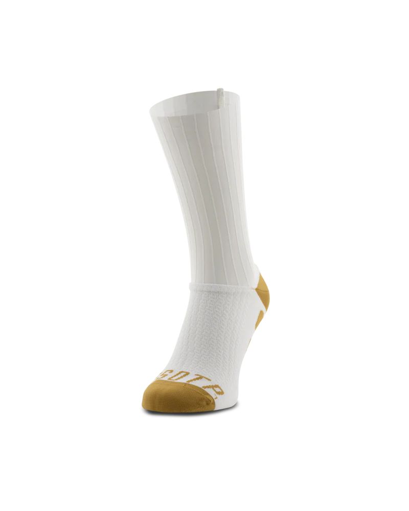 Sockeloen Fastest sock on the planet 468 Aero Cykelsokker - Hvid
