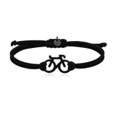 Sailbrace Armbånd Med Cykelmotiv - Sort
