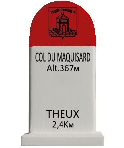 Cyclosouvenir Road Marker - Col du Maquisard – Theux