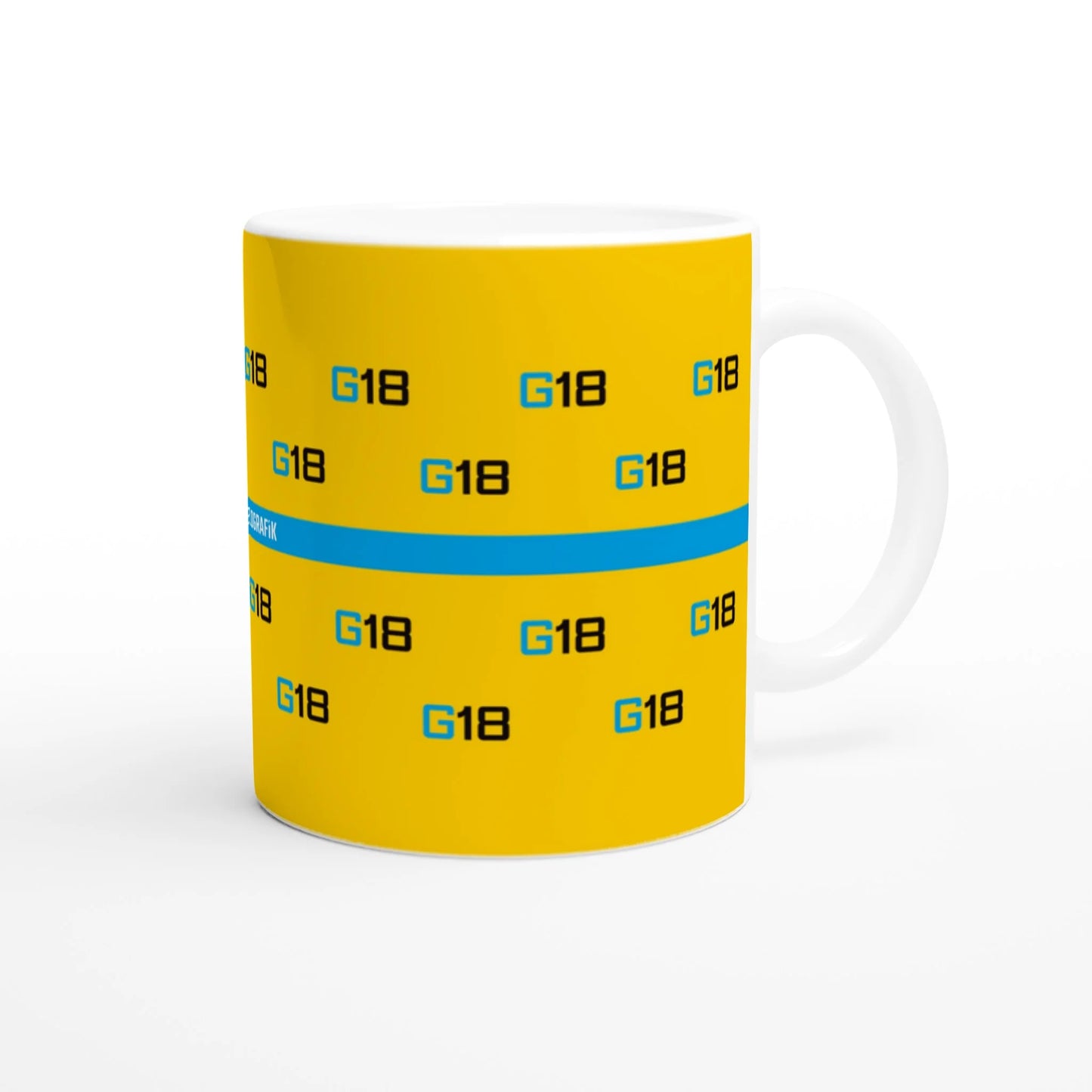 Velografik Geraint Thomas Team Sky 2018 Tour de France Victory Krus - Gul