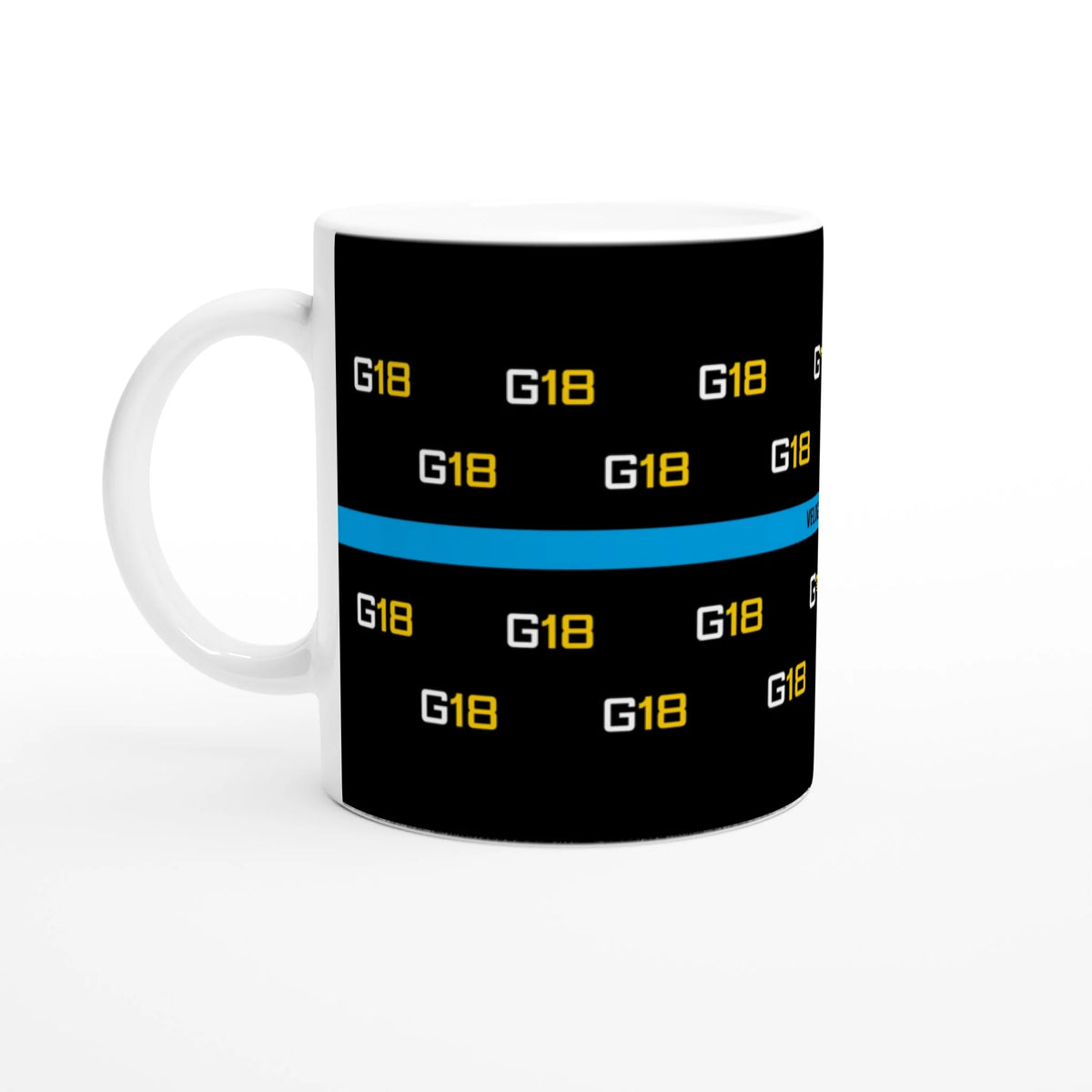 Velografik Geraint Thomas Team Sky 2018 Tour de France Victory Krus - Sort