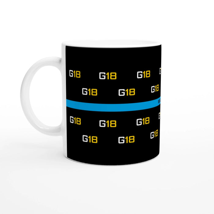 Velografik Geraint Thomas Team Sky 2018 Tour de France Victory Krus - Sort