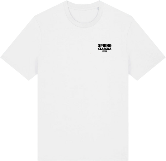Cois Cycling Legacy Spring Classics Sufferfest unisex cycling T-shirt (offwhite)