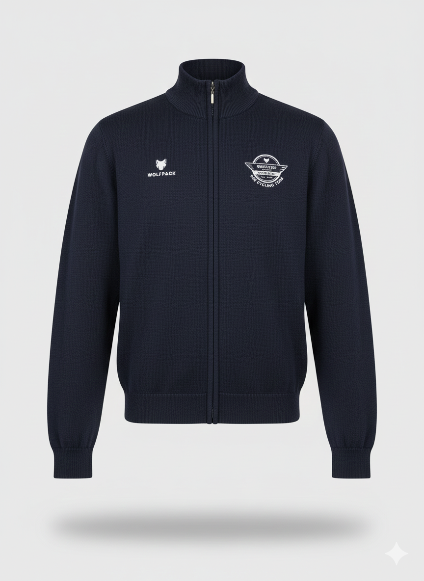 Wolfpack Cardigan Mørkeblå - Quickstep (Restparti)