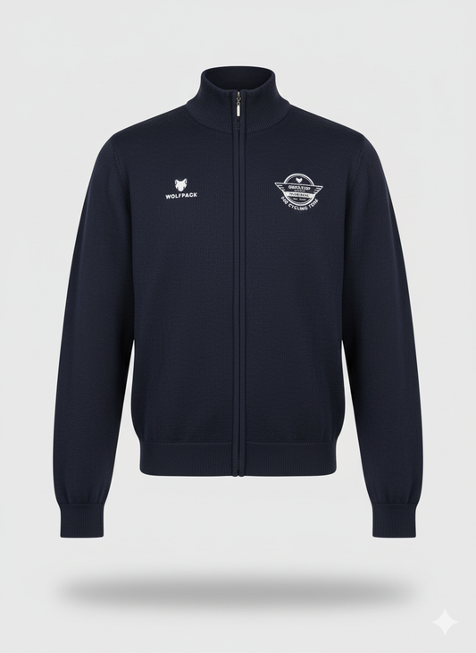 Wolfpack Cardigan Mørkeblå - Quickstep (Restparti)