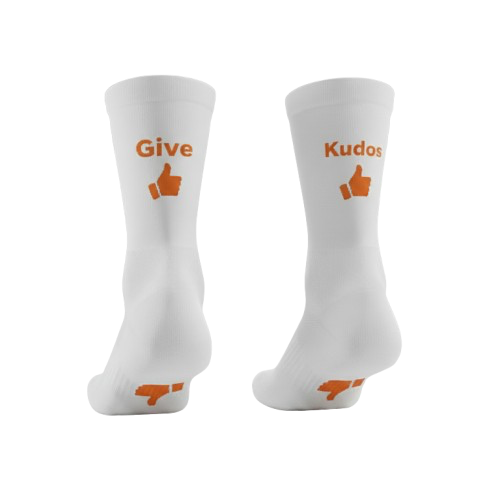 Sokicon Give Kudos Cykelsokker - Hvid