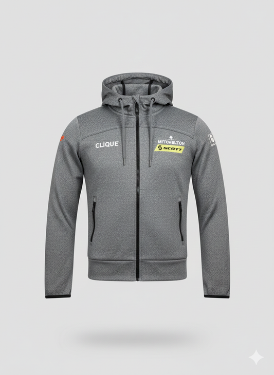 Clique Hættetrøje Grå - Mitchelton Scott (Restparti)
