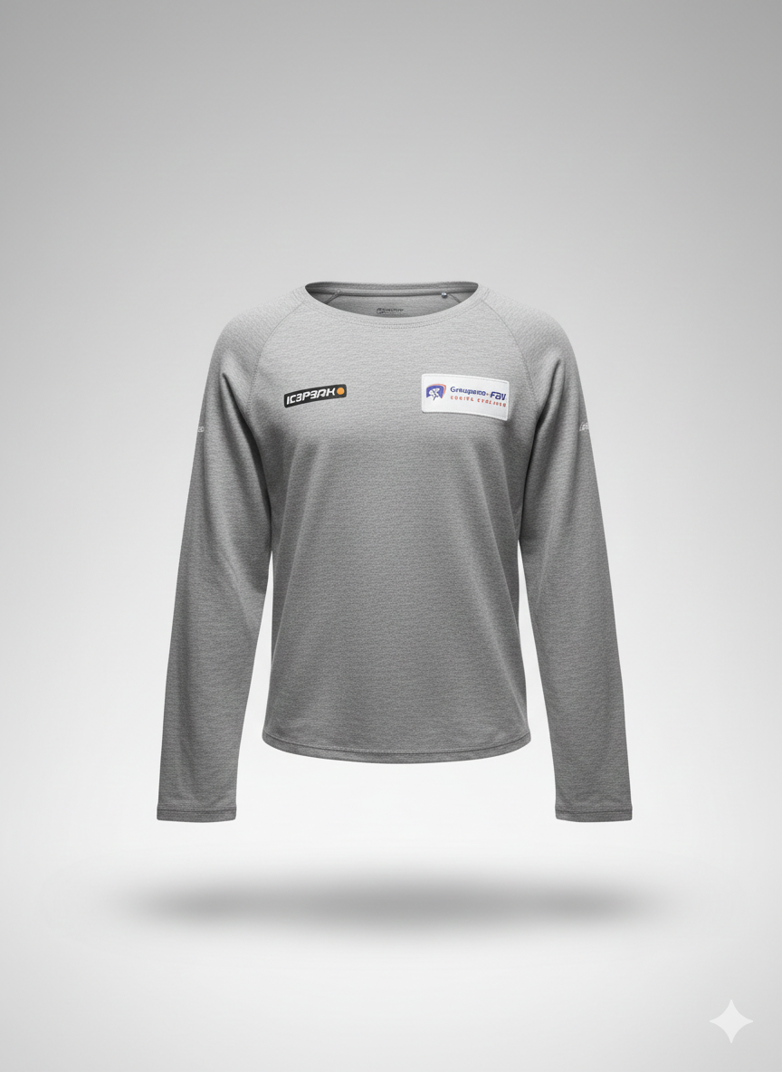 Luhta Langærmet T-Shirts Grå - Groupama FDJ (Restparti)