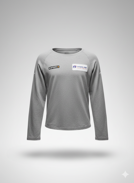 Luhta Langærmet T-Shirts Grå - Groupama FDJ (Restparti)