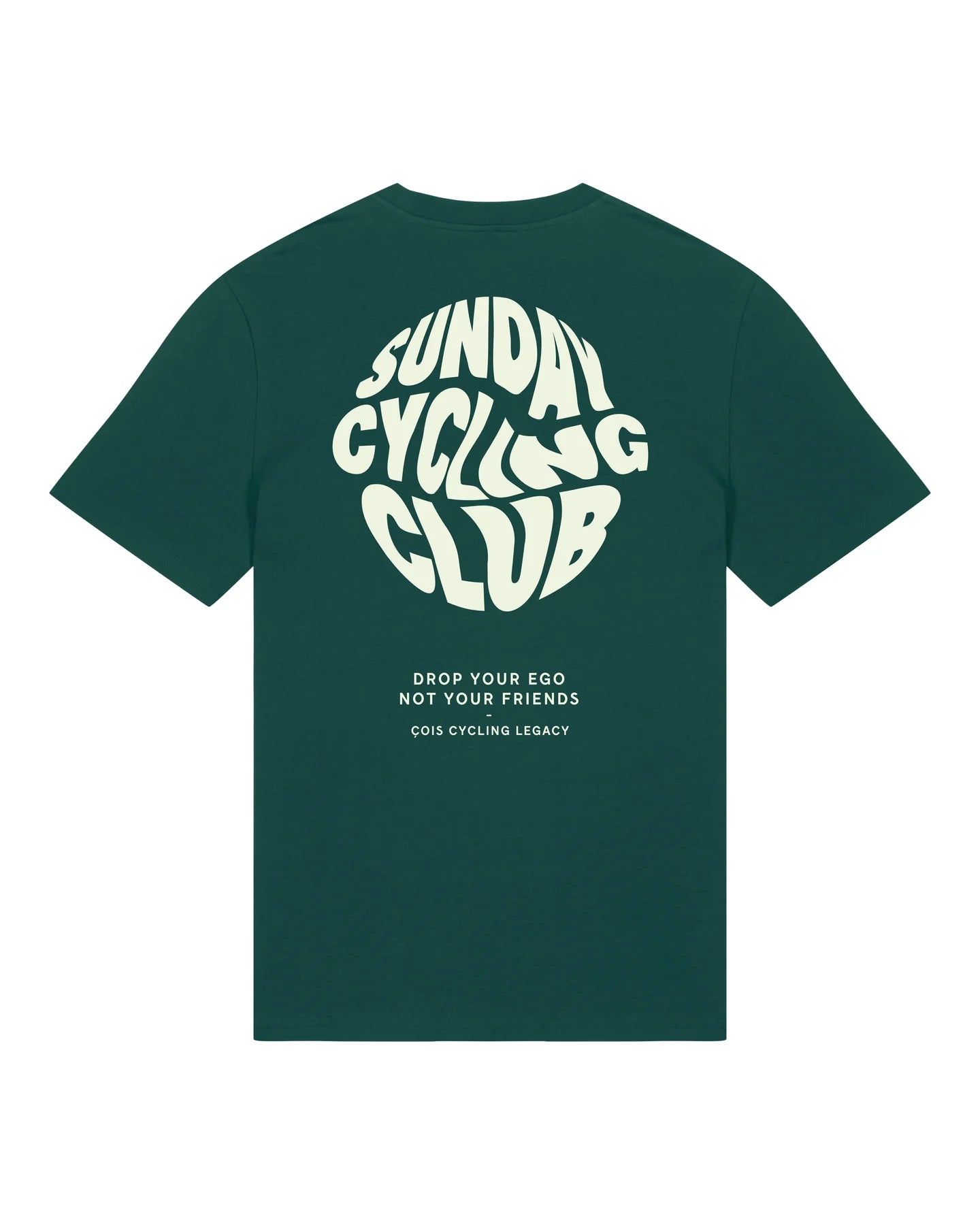 Cois Cycling Legacy Sunday Cycling Club oversized unisex cycling T-shirt (Grøn)