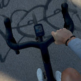 Sailbrace Perle Armbånd Med Cykelmotiv - Sort