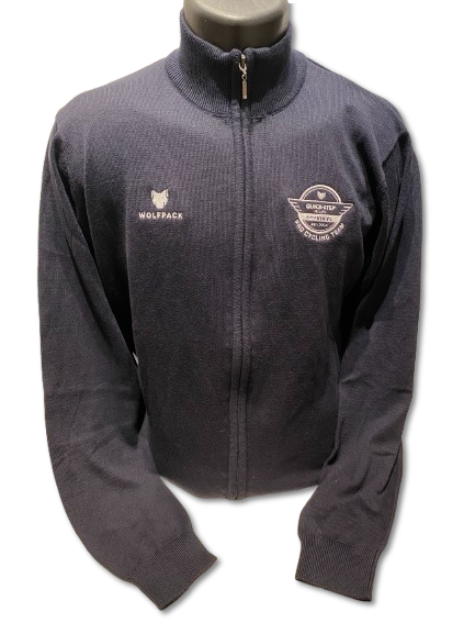 Wolfpack Cardigan Mørkeblå - Quickstep (Restparti)