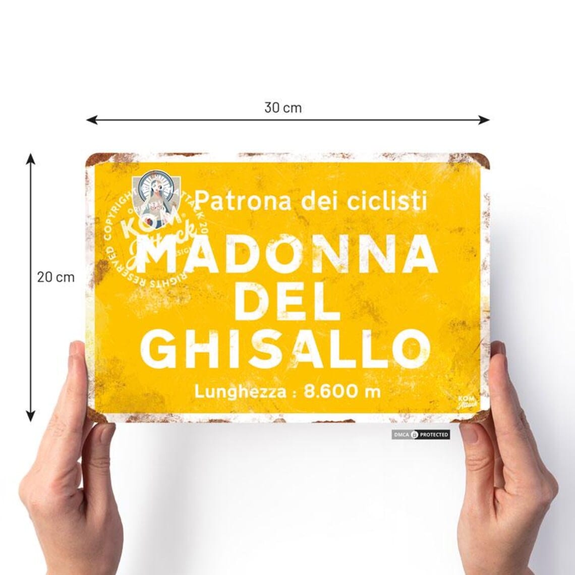 KOMAttack Skilt - Madonna del Ghisallo