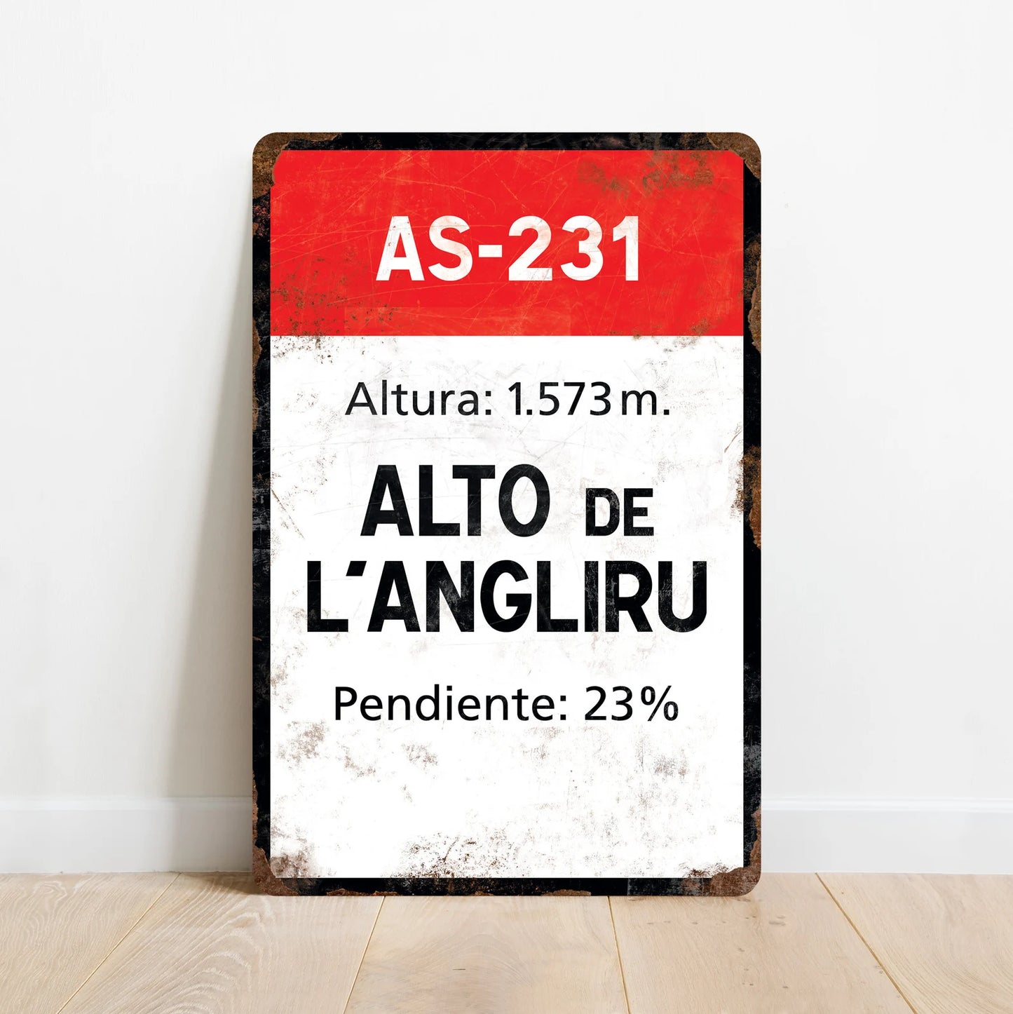 KOMAttack Skilt - Alto de L'Angliru