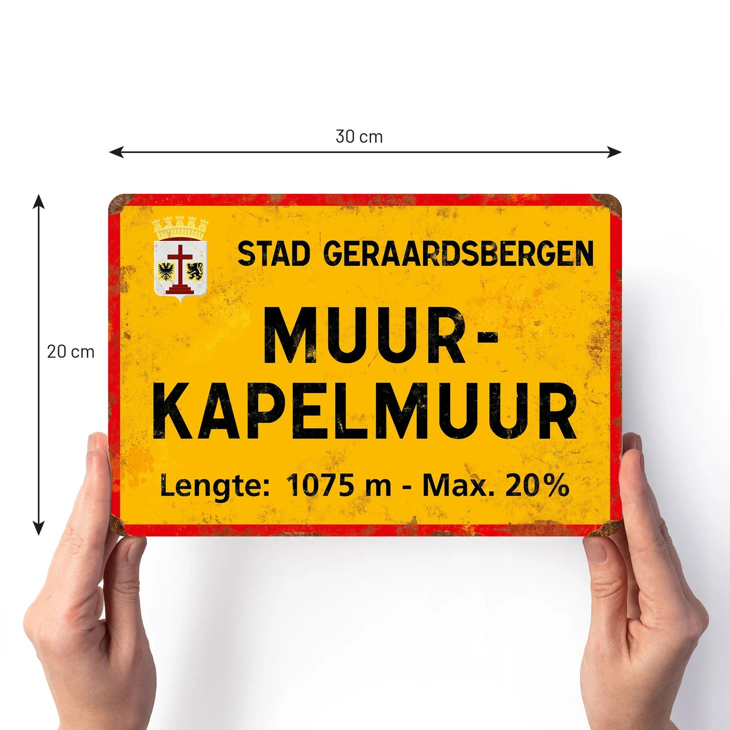 KOMAttack Skilt - Muur-Kapelmuur
