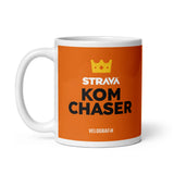 Velografik Strava KOM Chaser Cycling Krus - Orange