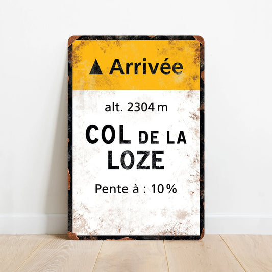 KOMAttack Skilt - Col de la Loze