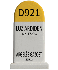 Cyclosouvenir Road Marker - Luz Ardiden – Argelès-Gazost