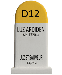 Cyclosouvenir Road Marker - Luz Ardiden – Luz St Sauveur