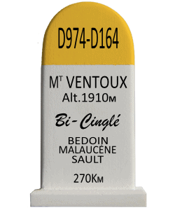 Cyclosouvenir Road Marker - Mt Ventoux – Bi-Cinglé
