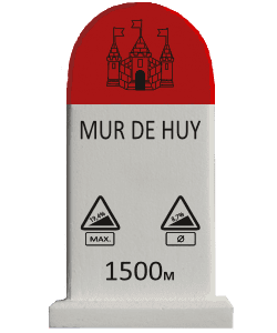 Cyclosouvenir Road Marker - Mur De Huy - Flèche Wallonne