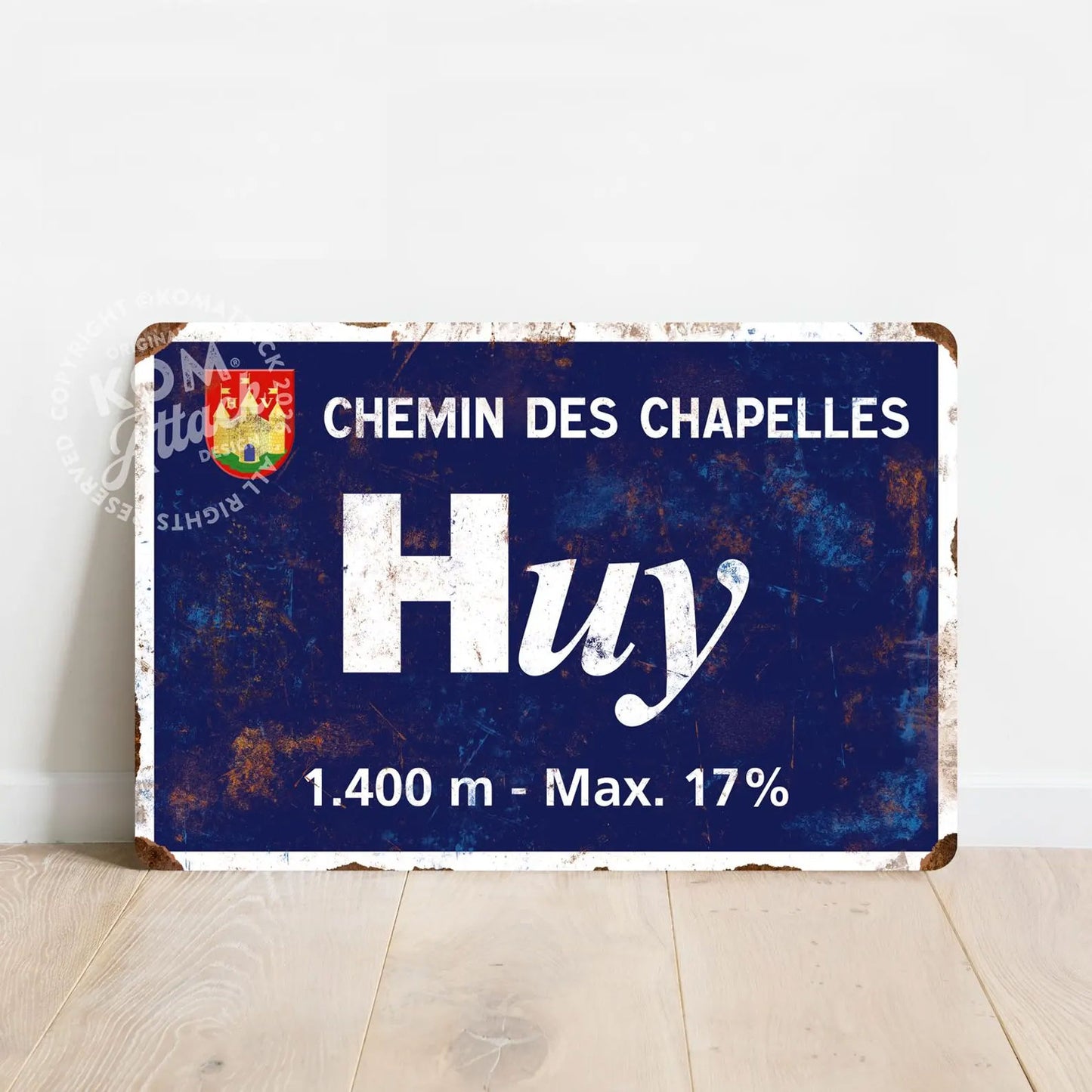 KOMAttack Skilt - Mur de Huy