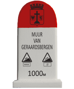 Cyclosouvenir Road Marker - Muur Geraardsbergen – RVV