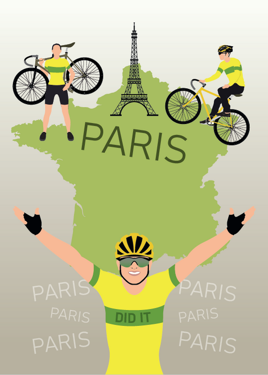 Cykelplakater.dk - Paris 50x70cm