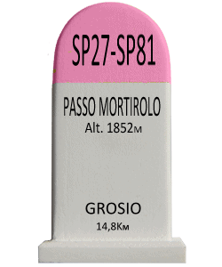 Cyclosouvenir Road Marker - Passo Mortirolo – Grosio