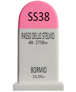 Cyclosouvenir Road Marker - Passo dello Stelvio – Bormio